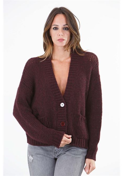 Cardigan over scollo a V ROBERTO COLLINA | Maglie | A47010A4736